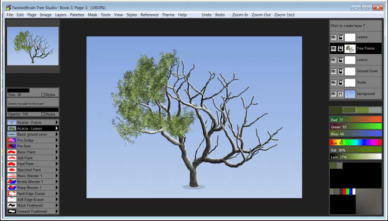 2D tree creation