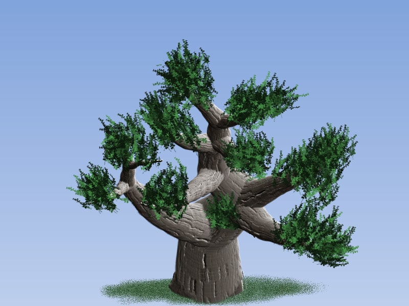 Easy Painting: Bristlecone Pine Tree