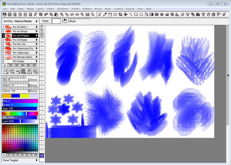 Brush modifiers - an easy way to change the shape, size, rotation, color, pattern and texture of brushes