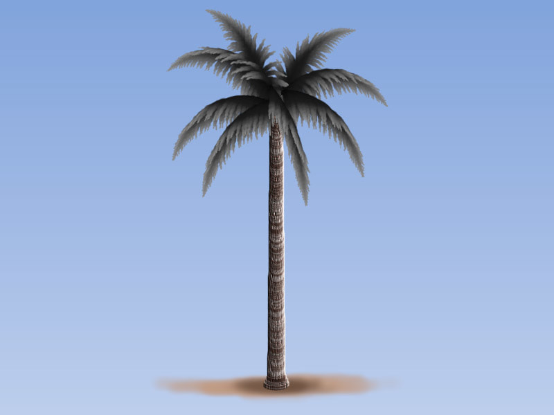 Easy Painting: Date Palm